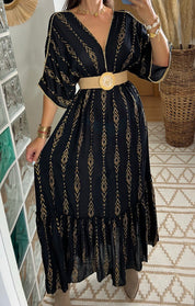 Midnight Muse Boho Dress