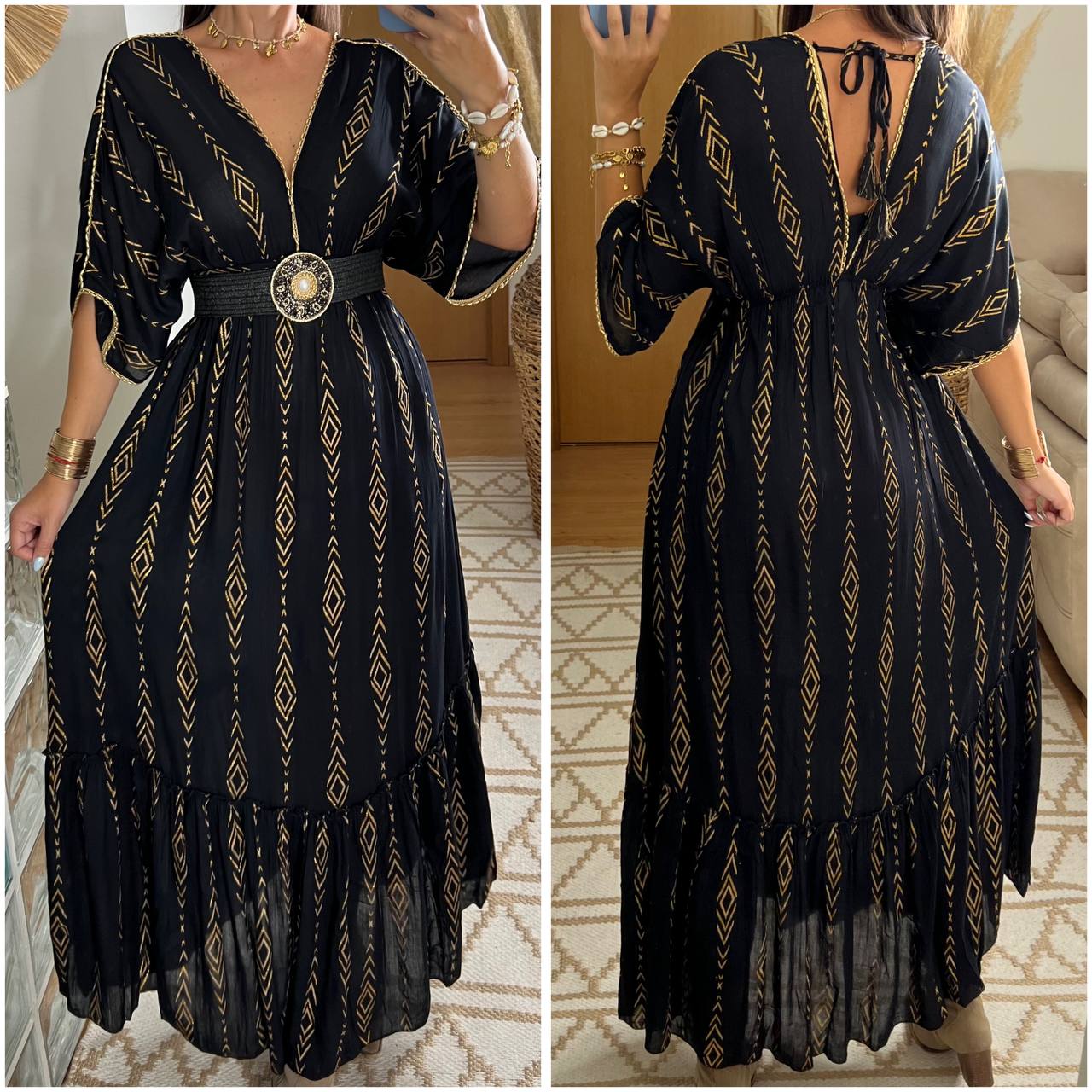 Midnight Muse Boho Dress