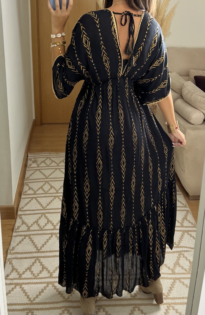 Midnight Muse Boho Dress