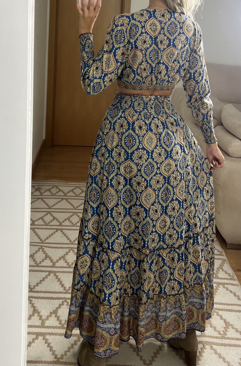 Two Pieces Bohemian dress