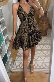 Oasis Silk Mini Dress