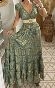 Serene Silk Maxi Dress