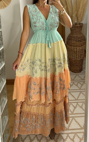 Sunset Boho Maxi Dress
