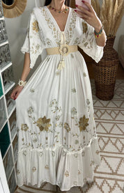 Babel White Boho Dress