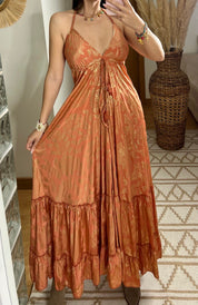 Oasis Silk Maxi Dress