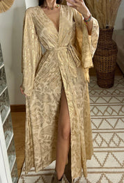 Natural Kaftan Maxi Dress