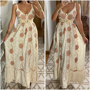 Circle Moon Boho Dress