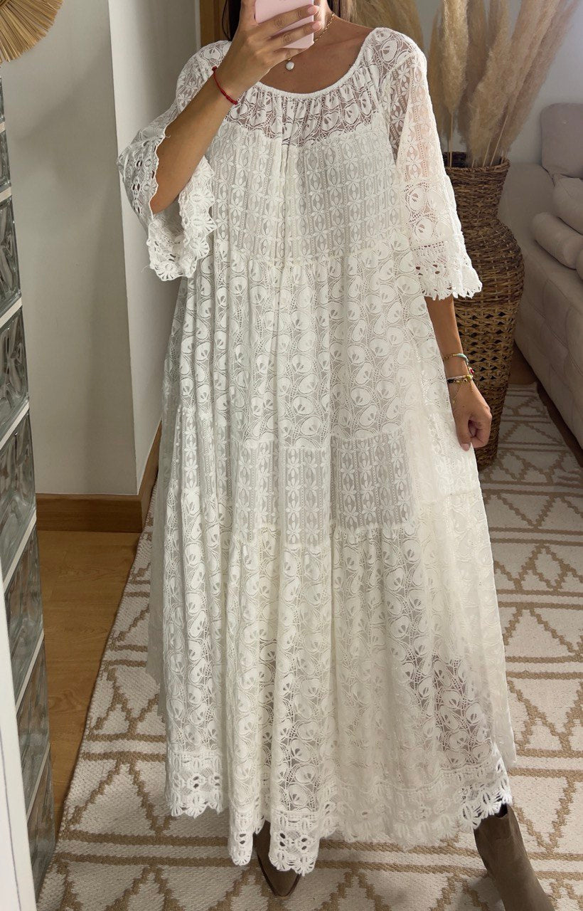 Whispering Lace Dress