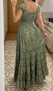 Serene Silk Maxi Dress