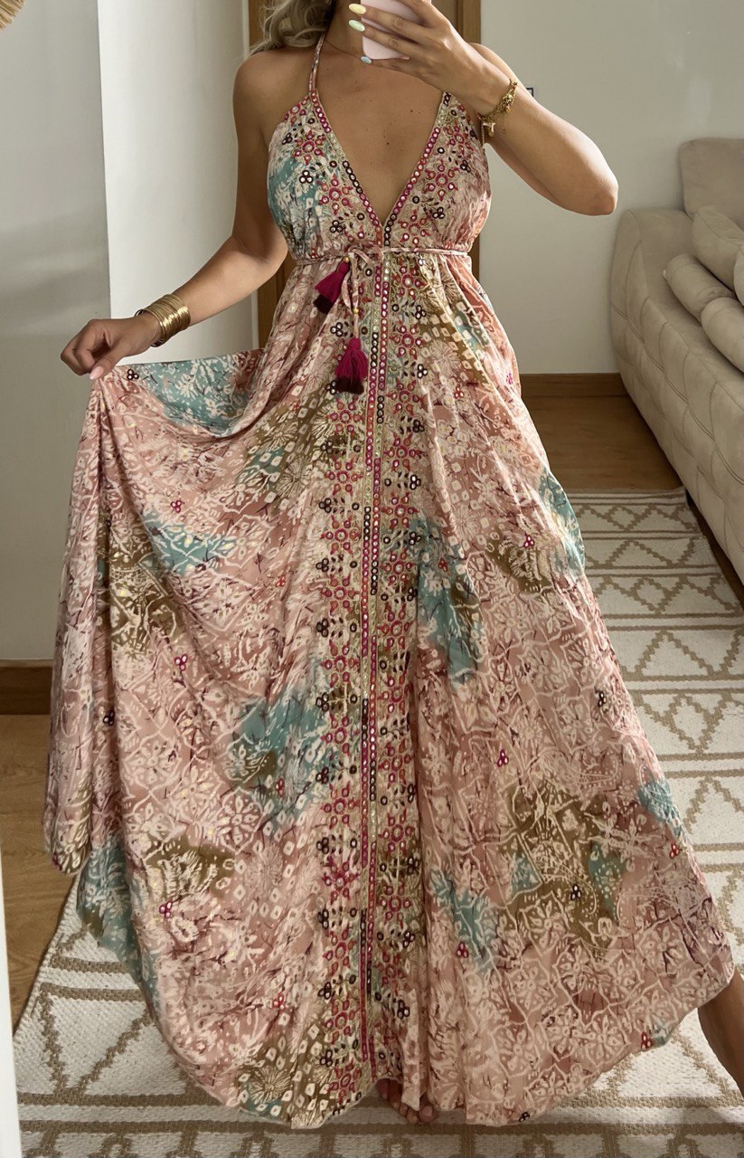 Luna Silk Dress