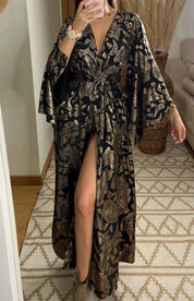 Natural Kaftan Maxi Dress