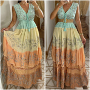 Sunset Boho Maxi Dress