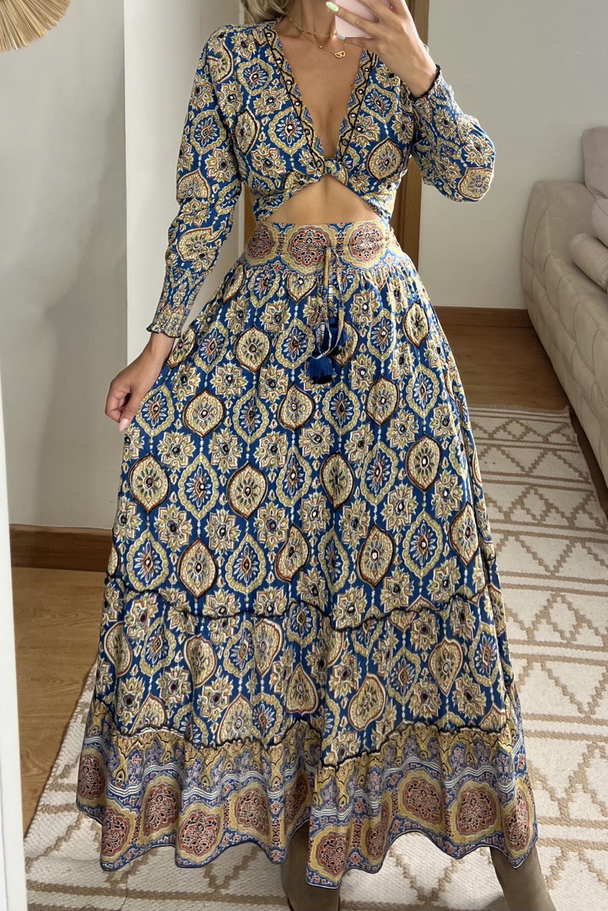 Two Pieces Bohemian dress
