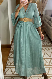 Lace Maxi Bohemian Dress