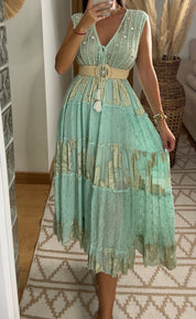 Marine Boho Dress