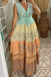 Sunset Boho Maxi Dress
