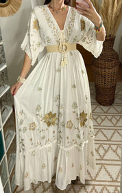 Babel White Boho Dress