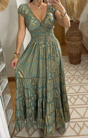 Serene Silk Maxi Dress
