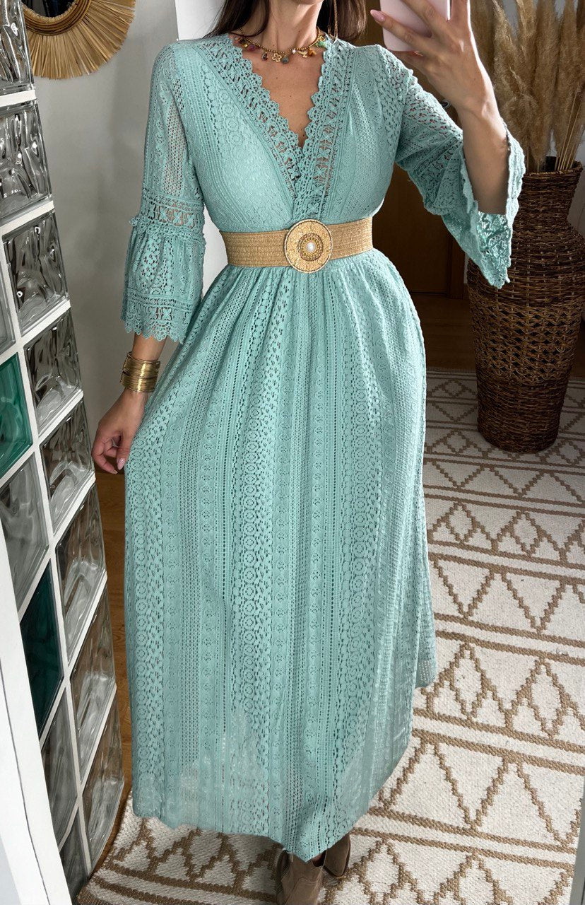 Lace Maxi Bohemian Dress
