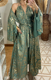 Natural Silk Jumpsuit & Kimono