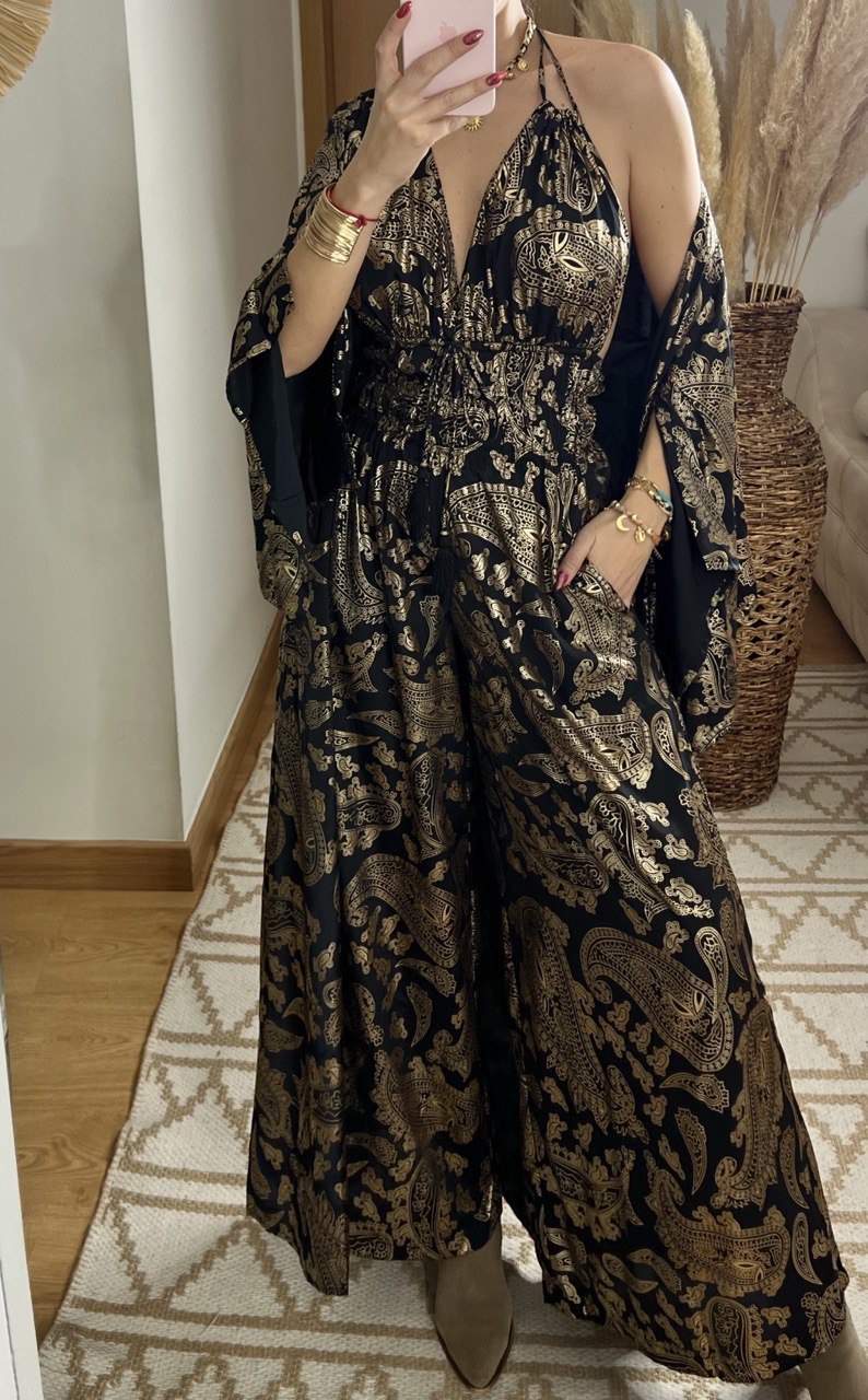 Natural Silk Jumpsuit & Kimono