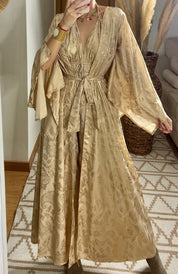 Natural Silk Jumpsuit & Kimono