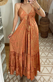 Oasis Silk Maxi Dress