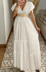 Brocade Maxi Dress