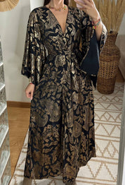 Natural Kaftan Maxi Dress