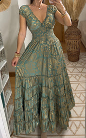 Serene Silk Maxi Dress