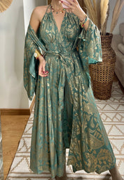 Natural Silk Jumpsuit & Kimono