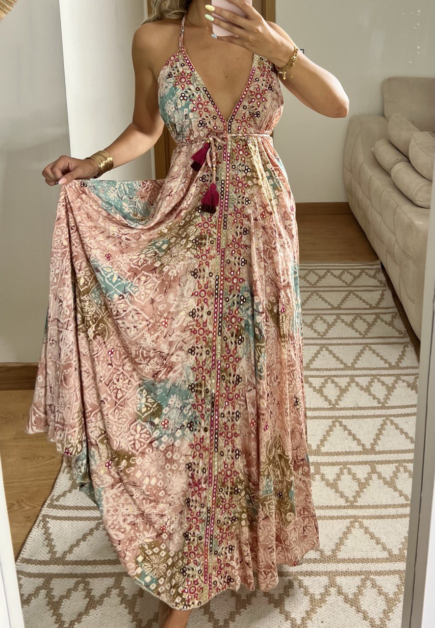 Luna Silk Dress