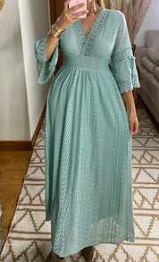 Lace Maxi Bohemian Dress