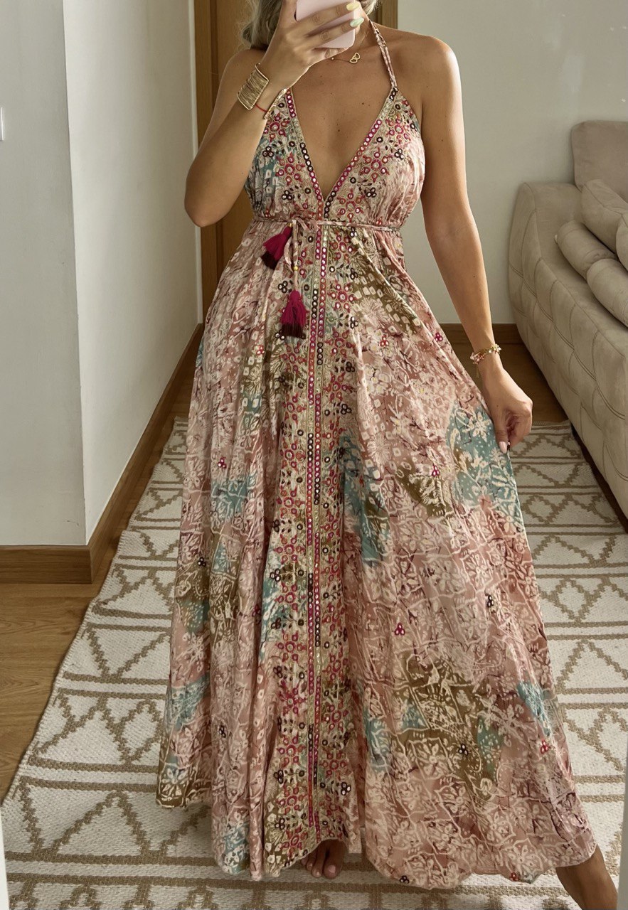 Luna Silk Dress