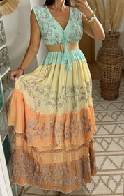 Sunset Boho Maxi Dress