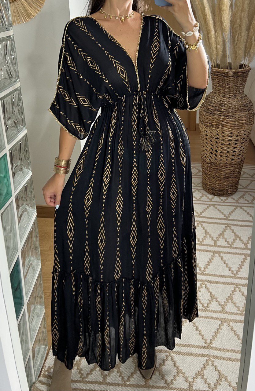 Midnight Muse Boho Dress