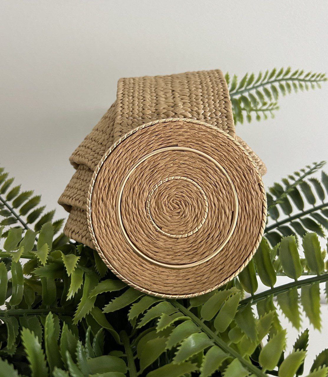 Boho Raffia Belt