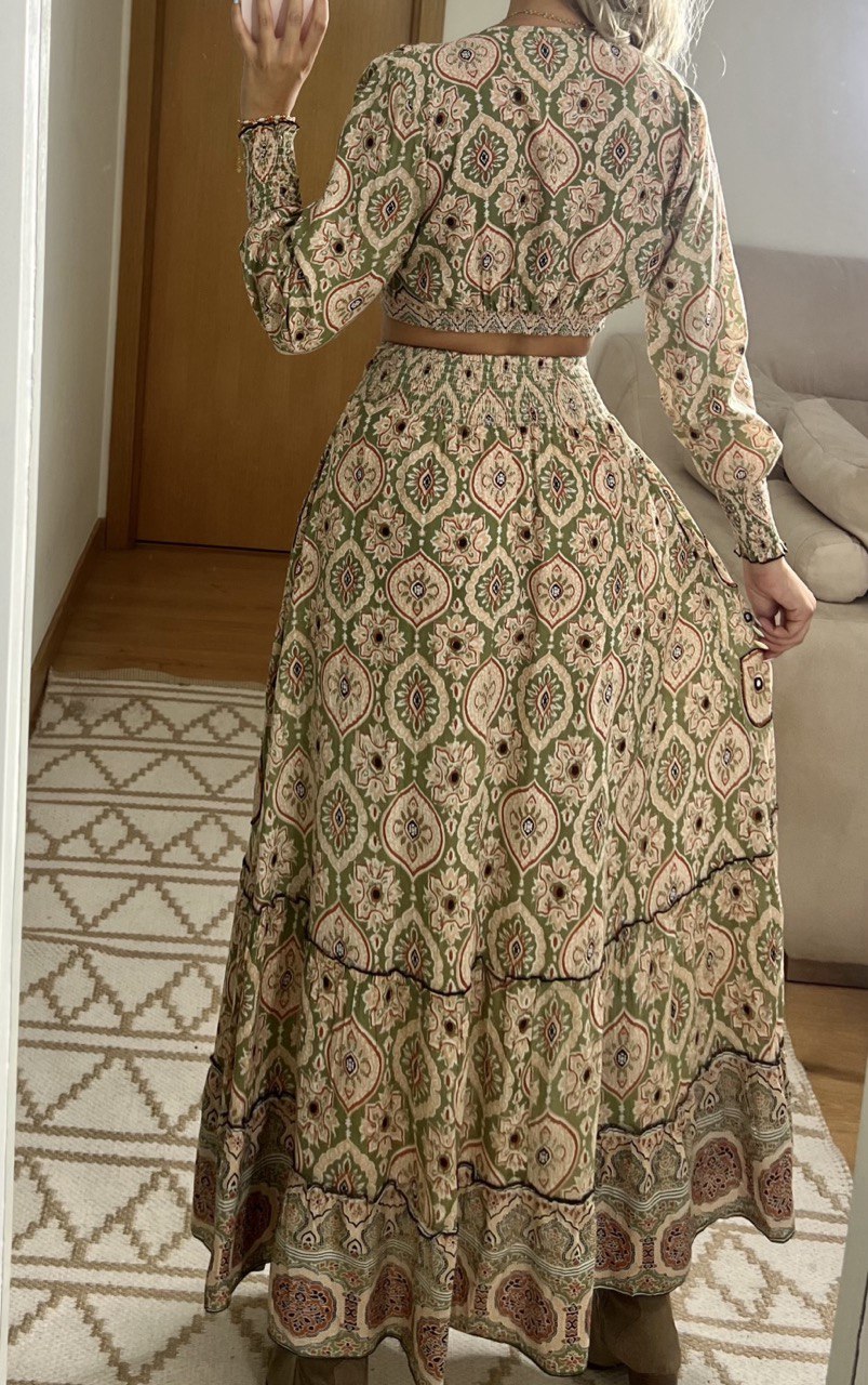 Two Pieces Bohemian dress