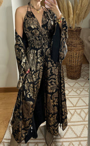 Natural Silk Jumpsuit & Kimono
