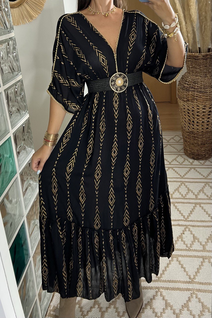 Midnight Muse Boho Dress