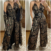 Natural Silk Jumpsuit & Kimono