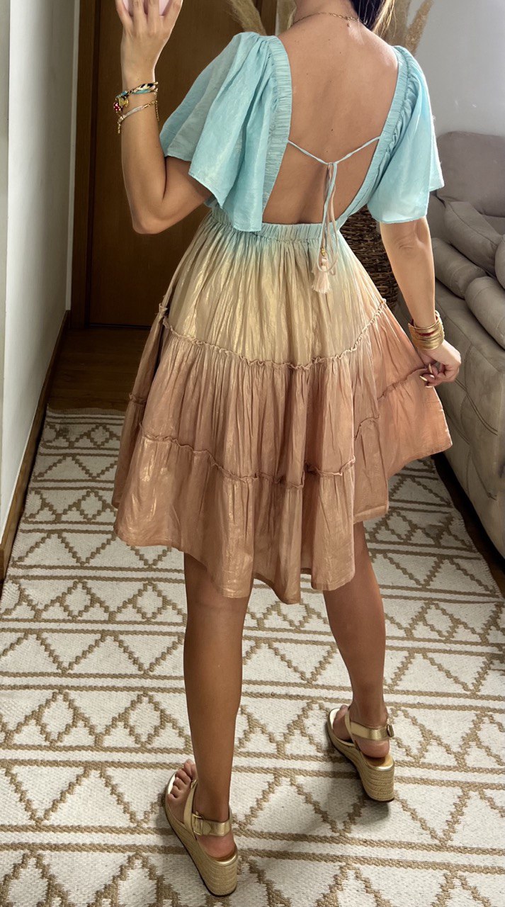 Sunset Mini Boho Dress