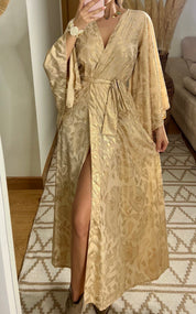 Natural Kaftan Maxi Dress