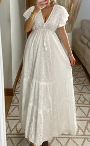 Brocade Maxi Dress