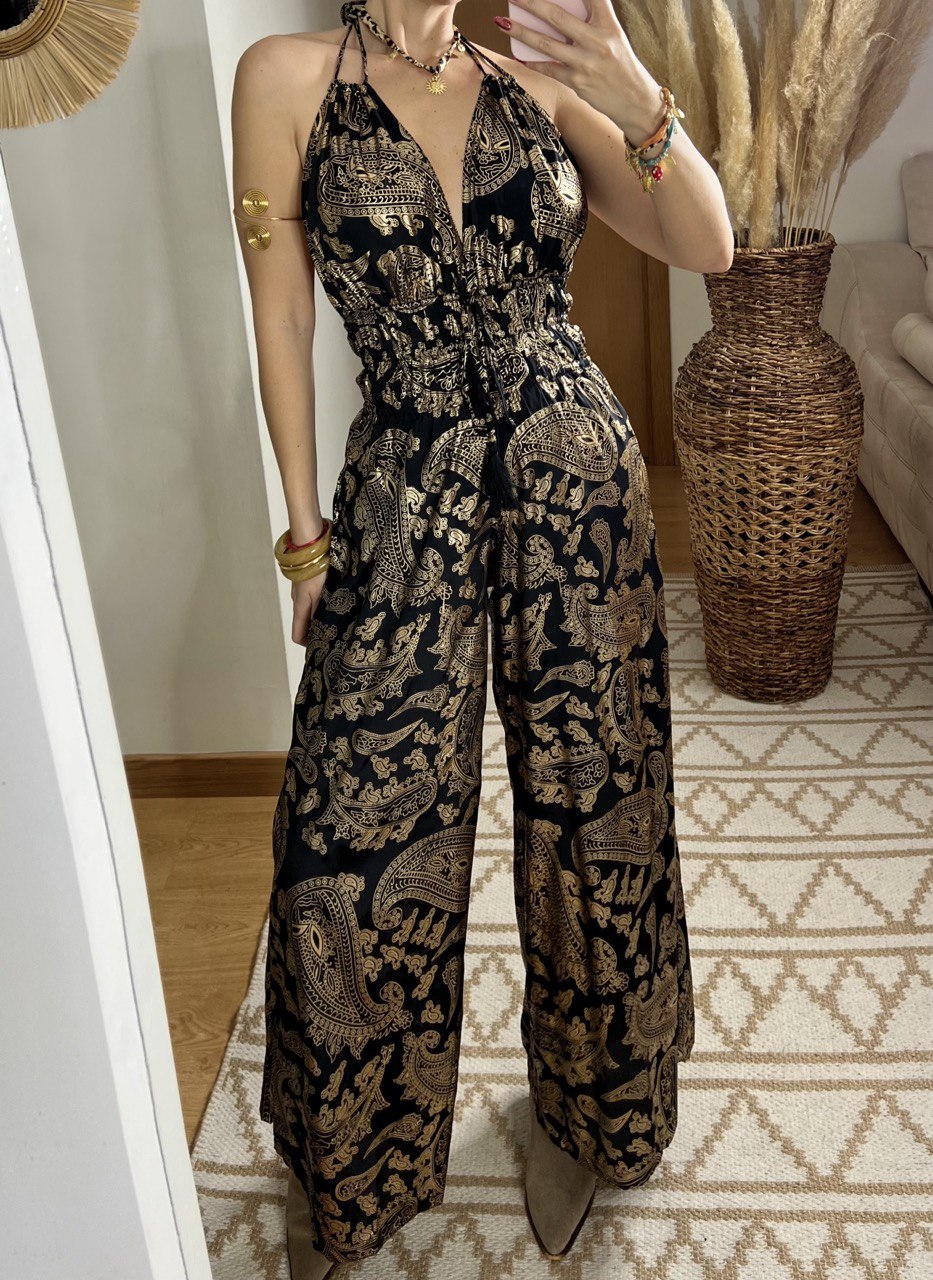Natural Silk Jumpsuit & Kimono