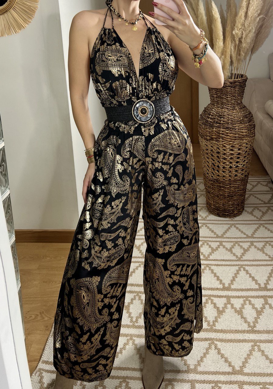 Natural Silk Jumpsuit & Kimono