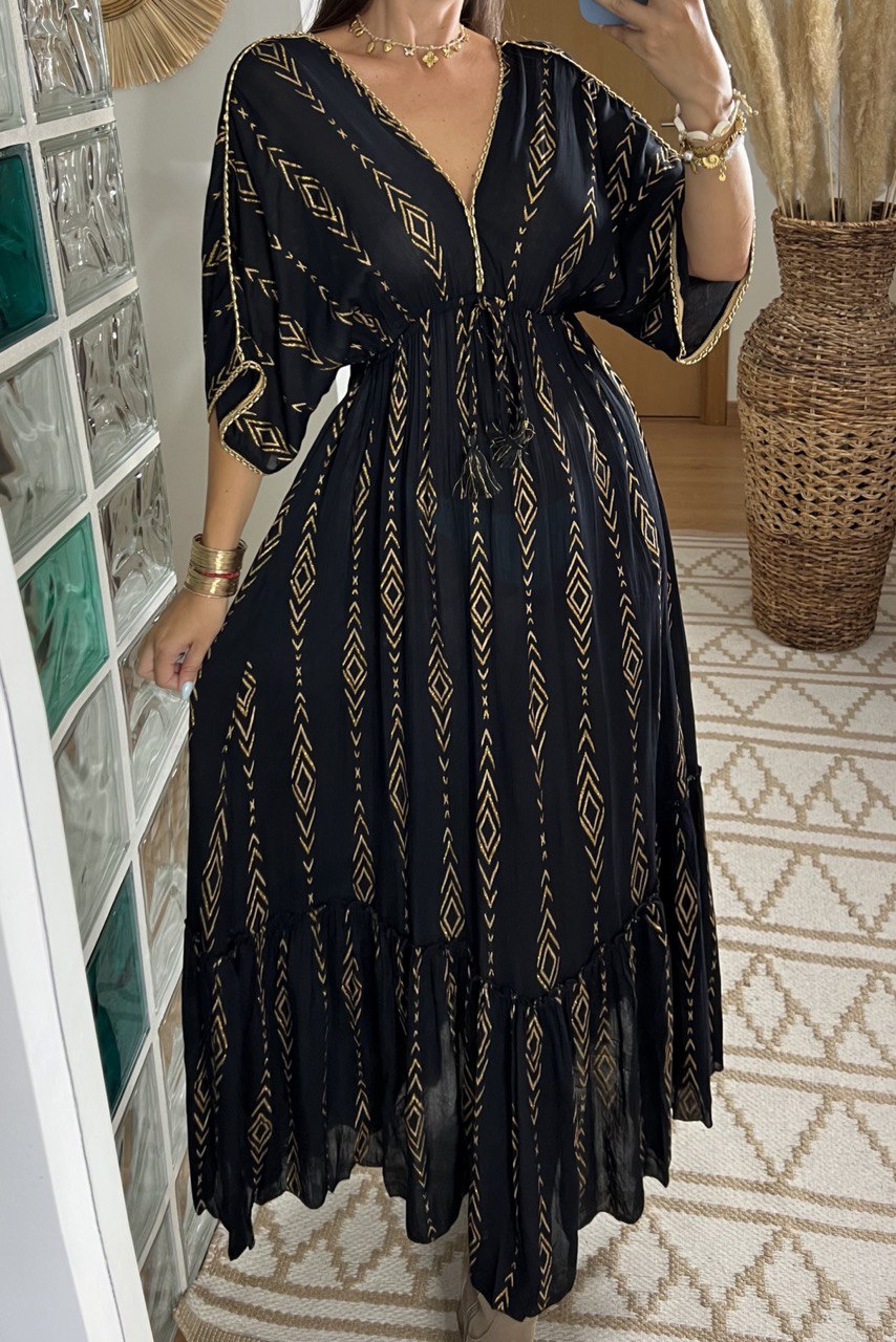 Midnight Muse Boho Dress