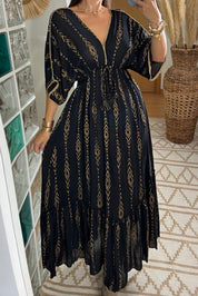 Midnight Muse Boho Dress