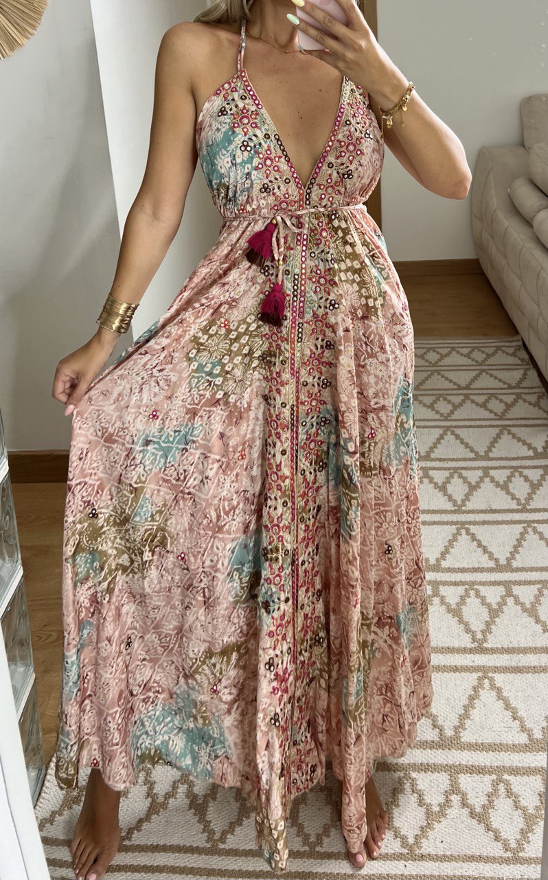 Luna Silk Dress