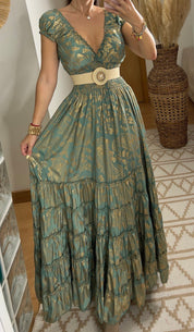 Serene Silk Maxi Dress